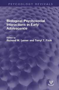 Biological-Psychosocial Interactions in Early Adolescence (Psychology Revivals)