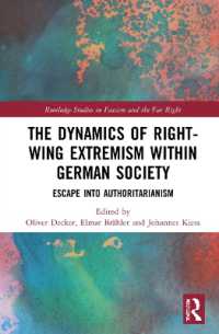The Dynamics of Right-Wing Extremism within German Society : Escape into Authoritarianism (Routledge Studies in Fascism and the Far Right)