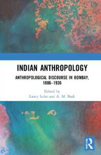 Indian Anthropology : Anthropological Discourse in Bombay, 1886-1936