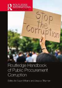 ラウトレッジ版　公共調達汚職ハンドブック<br>Routledge Handbook of Public Procurement Corruption (Routledge International Handbooks)
