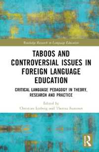 Taboos and Controversial Issues in Foreign Language Education : Critical Language Pedagogy in Theory, Research and Practice (Routledge Research in Language Education)