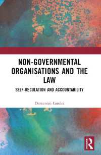 Non-Governmental Organisations and the Law : Self-Regulation and Accountability (Routledge Research in Human Rights Law)