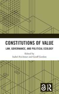 Constitutions of Value : Law, Governance, and Political Ecology