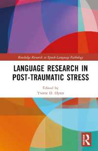 Language Research in Post-Traumatic Stress (Routledge Research in Speech-language Pathology)