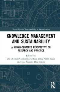 Knowledge Management and Sustainability : A Human-Centered Perspective on Research and Practice (Citizenship and Sustainability in Organizations)