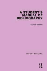 A Student's Manual of Bibliography (Library Manuals)