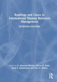 国際人的資源管理：読本・事例集（第７版）<br>Readings and Cases in International Human Resource Management （7TH）