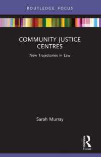 Community Justice Centres : New Trajectories in Law (New Trajectories in Law)
