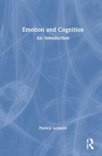 情動・認知入門<br>Emotion and Cognition : An Introduction