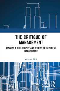 The Critique of Management : Towards a Philosophy and Ethics of Business Management