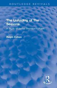 The Unfolding of the Seasons : A Study of James Thomson's Poem (Routledge Revivals)