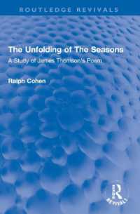 The Unfolding of the Seasons : A Study of James Thomson's Poem (Routledge Revivals)