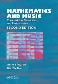 Mathematics and Music : Composition, Perception, and Performance （2ND）