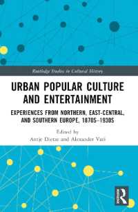 Urban Popular Culture and Entertainment : Experiences from Northern, East-Central, and Southern Europe, 1870s-1930s (Routledge Studies in Cultural History)