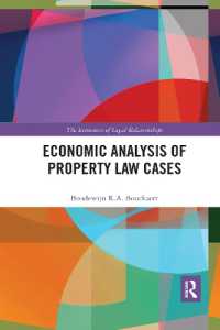 Economic Analysis of Property Law Cases (The Economics of Legal Relationships)