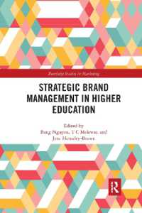 Strategic Brand Management in Higher Education (Routledge Studies in Marketing)