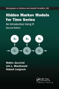 Hidden Markov Models for Time Series : An Introduction Using R, Second Edition (Chapman & Hall/crc Monographs on Statistics and Applied Probability) （2ND）