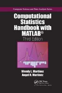 MATLABによる計算統計学ハンドブック（第３版）<br>Computational Statistics Handbook with MATLAB (Chapman & Hall/crc Computer Science & Data Analysis) （3RD）