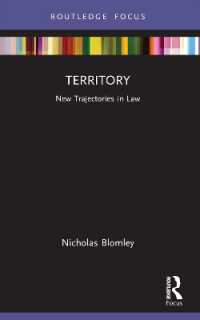 Territory : New Trajectories in Law (New Trajectories in Law)
