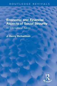 Economic and Financial Aspects of Social Security : An International Survey (Routledge Revivals)