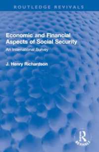 Economic and Financial Aspects of Social Security : An International Survey (Routledge Revivals)