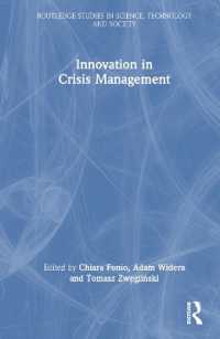 Innovation in Crisis Management (Routledge Studies in Science, Technology and Society)