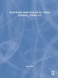 Real-World Math Projects for Gifted Learners, Grades 4-5