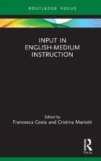 Input in English-Medium Instruction (Routledge Focus on English-medium Instruction in Higher Education)