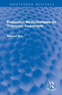 Evaluation Methodologies for Transport Investment (Routledge Revivals)