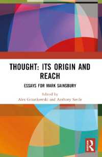 Thought: Its Origin and Reach : Essays for Mark Sainsbury