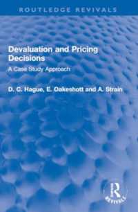 Devaluation and Pricing Decisions : A Case Study Approach (Routledge Revivals)