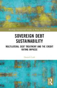 ソブリン債の持続可能性：多国間債務処理と信用格付の陥穽<br>Sovereign Debt Sustainability : Multilateral Debt Treatment and the Credit Rating Impasse (Routledge International Studies in Money and Banking)