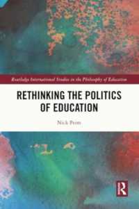 Rethinking the Politics of Education (Routledge International Studies in the Philosophy of Education)