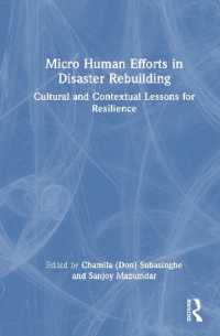 Micro Human Efforts in Disaster Rebuilding : Cultural and Contextual Lessons for Resilience