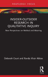 Insider-Outsider Research in Qualitative Inquiry : New Perspectives on Method and Meaning