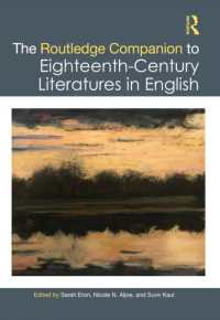 ラウトレッジ版　イギリス１８世紀文学必携<br>The Routledge Companion to Eighteenth-Century Literatures in English (Routledge Literature Companions)