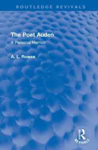 The Poet Auden : A Personal Memoir (Routledge Revivals)