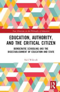 Education, Authority, and the Critical Citizen : Democratic Schooling and the Disestablishment of Education and State (New Directions in the Philosophy of Education)