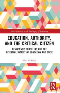 Education, Authority, and the Critical Citizen : Democratic Schooling and the Disestablishment of Education and State (New Directions in the Philosophy of Education)