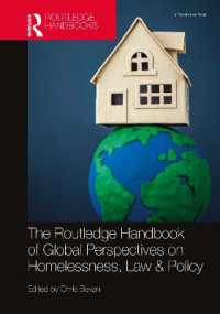 ラウトレッジ版　ホームレスと法・政策のグローバルな視座ハンドブック<br>The Routledge Handbook of Global Perspectives on Homelessness, Law & Policy