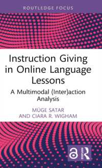 Instruction Giving in Online Language Lessons : A Multimodal (Inter)action Analysis (Routledge Focus on Applied Linguistics)