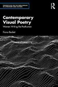 Contemporary Visual Poetry : Women Writing the Posthuman (Perspectives on the Non-human in Literature and Culture)