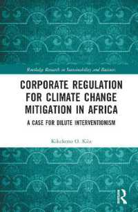Corporate Regulation for Climate Change Mitigation in Africa : A Case for Dilute Interventionism (Routledge Research in Sustainability and Business)