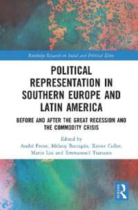 Political Representation in Southern Europe and Latin America : Before and after the Great Recession and the Commodity Crisis (Routledge Research on Social and Political Elites)