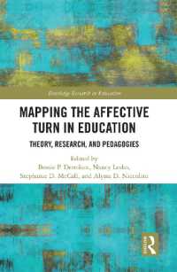 Mapping the Affective Turn in Education : Theory, Research, and Pedagogies (Routledge Research in Education)