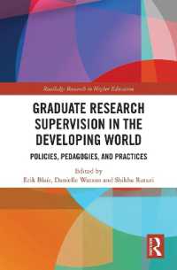 Graduate Research Supervision in the Developing World : Policies, Pedagogies, and Practices (Routledge Research in Higher Education)