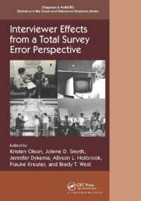 Interviewer Effects from a Total Survey Error Perspective (Chapman & Hall/crc Statistics in the Social and Behavioral Sciences)