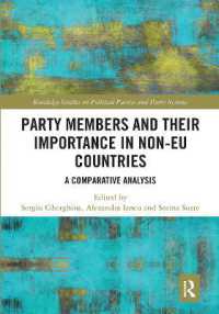 Party Members and Their Importance in Non-EU Countries : A Comparative Analysis (Routledge Studies on Political Parties and Party Systems)