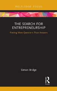 The Search for Entrepreneurship : Finding More Questions than Answers (Routledge Focus on Business and Management)
