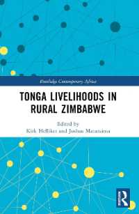 Tonga Livelihoods in Rural Zimbabwe (Routledge Contemporary Africa)